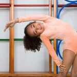 gymnast wearing a leotard outfit