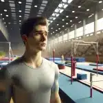 worried gymnast